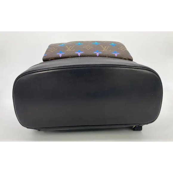 OOAK Louis Vuitton Hand Painted Leather Wrapped Montsouris GM Backpack - Picture 7 of 16